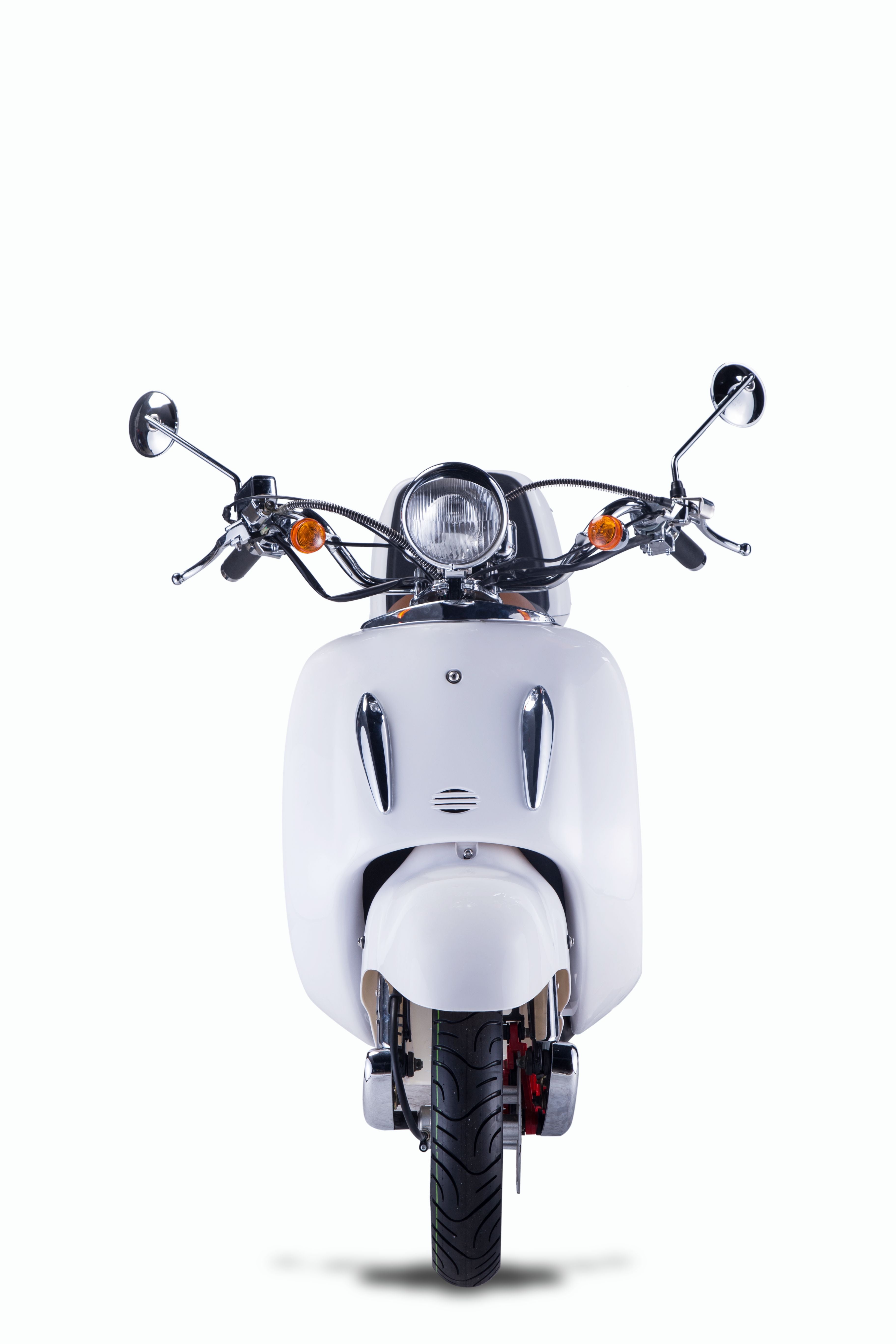 Strada - 50 ccm Euro 5 weiß - Sitzbank Farbe wählbar