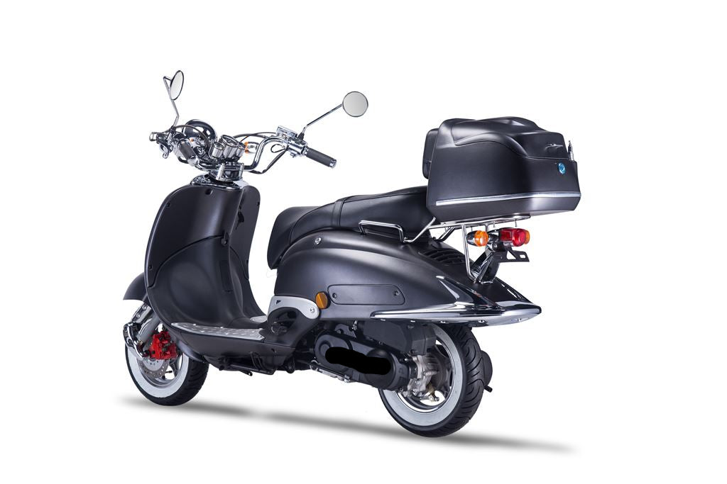 Strada - 50 ccm Euro 5 mattschwarz - Sitzbank schwarz