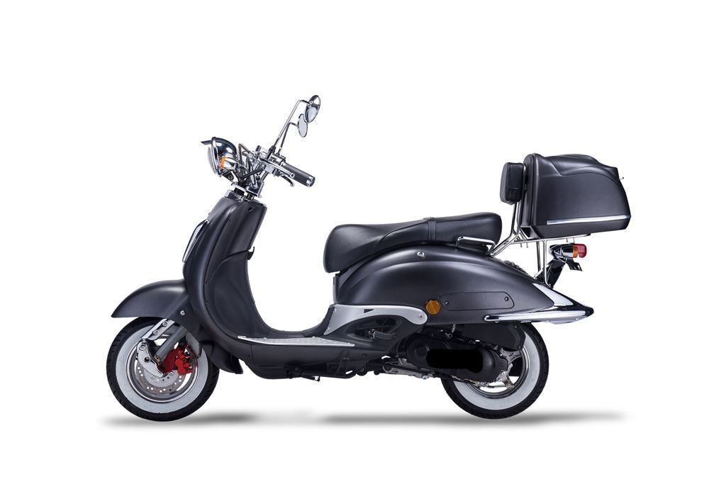 Strada - 50 ccm Euro 5 mattschwarz - Sitzbank schwarz