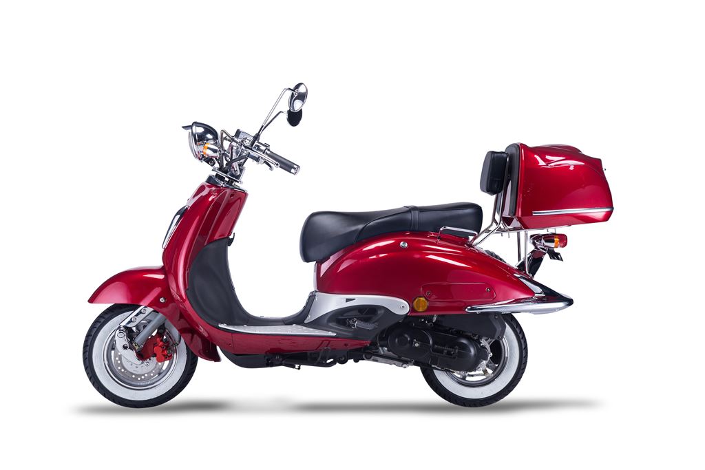 Strada - 50 ccm Euro 5 rot - Sitzbank schwarz