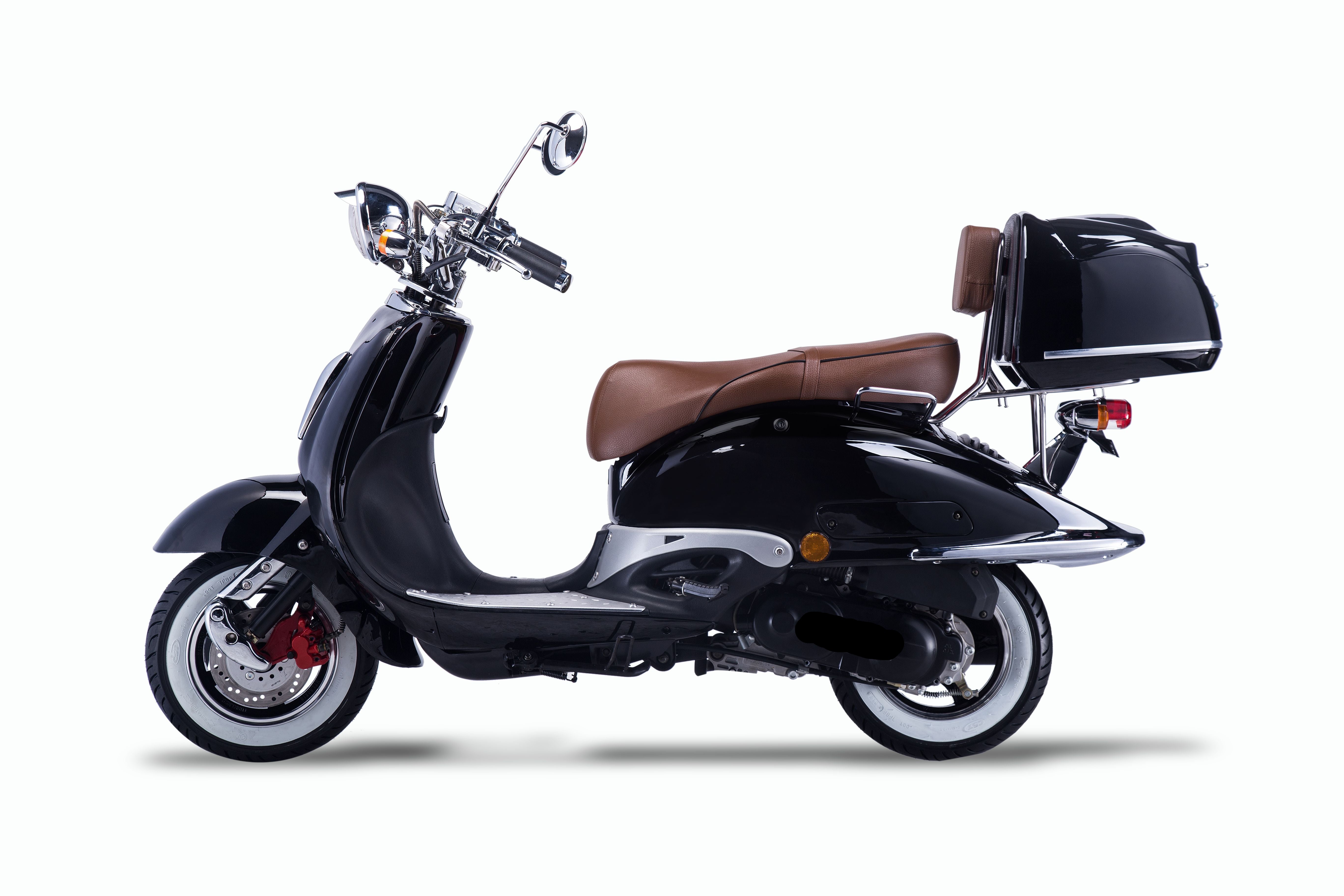 Strada - 125 ccm Euro 5+ schwarz - Sitzbank Farbe wählbar