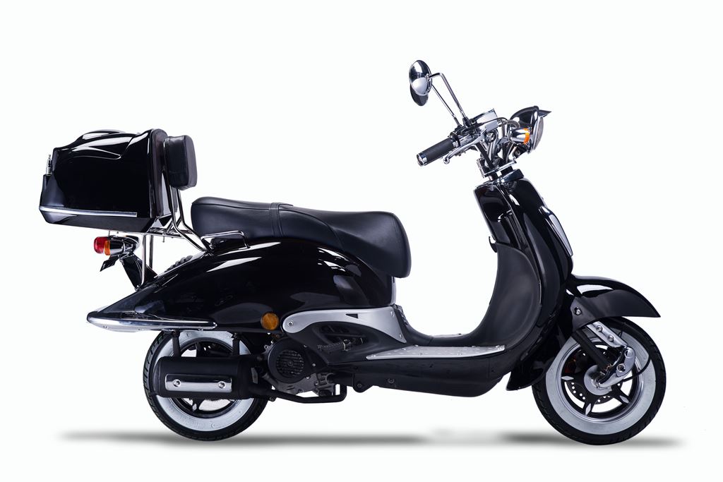 Strada - 125 ccm Euro 5+ schwarz - Sitzbank schwarz