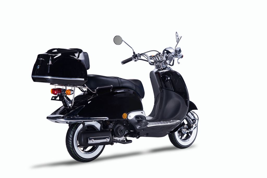 Strada - 125 ccm Euro 5+ schwarz - Sitzbank schwarz