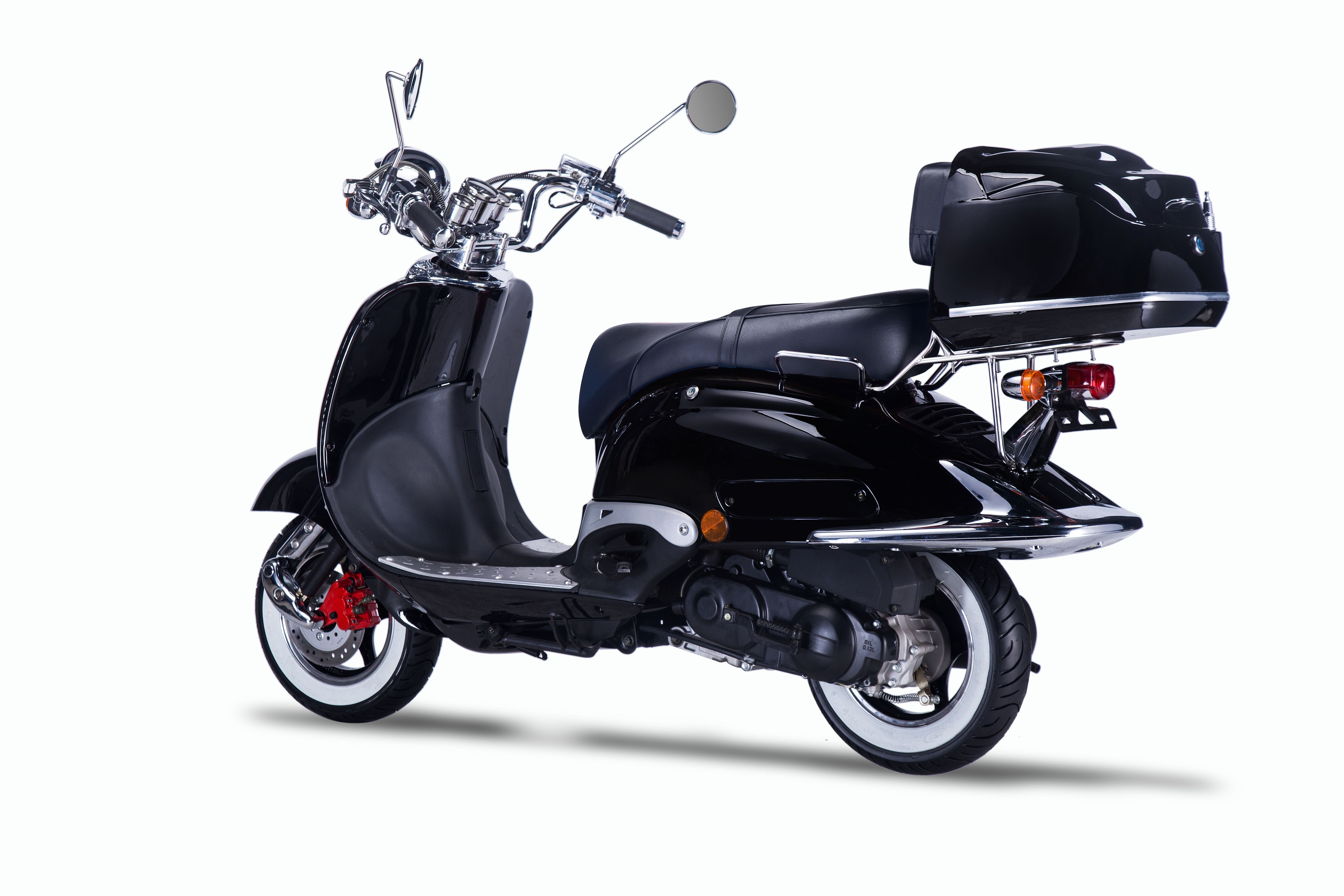 Strada - 125 ccm Euro 5+ schwarz - Sitzbank schwarz