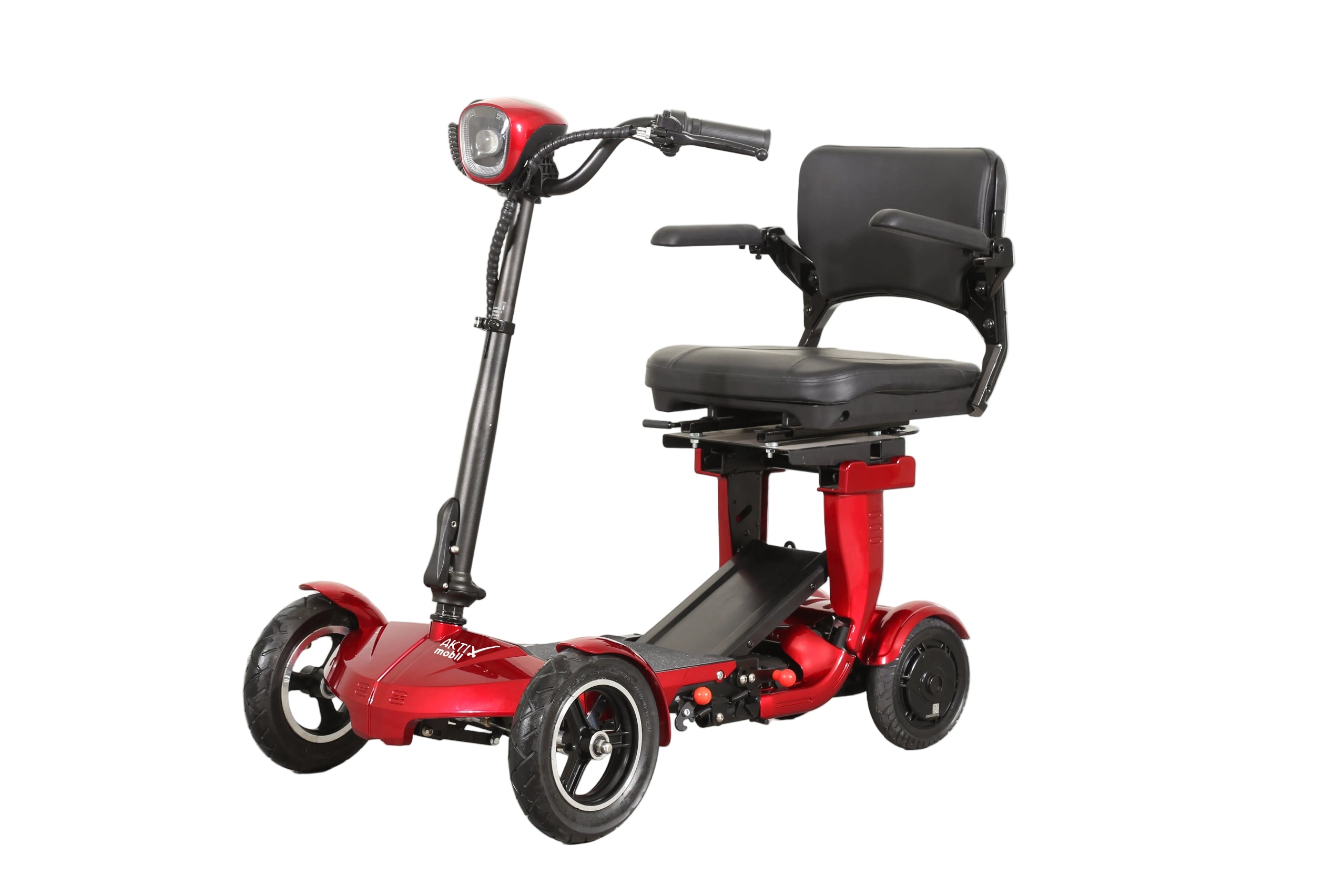 Seniorenmobil AM Klapp Quad 400 Li Ion Akku, 6 km/h mit 3 Gängen - klappbar - rot