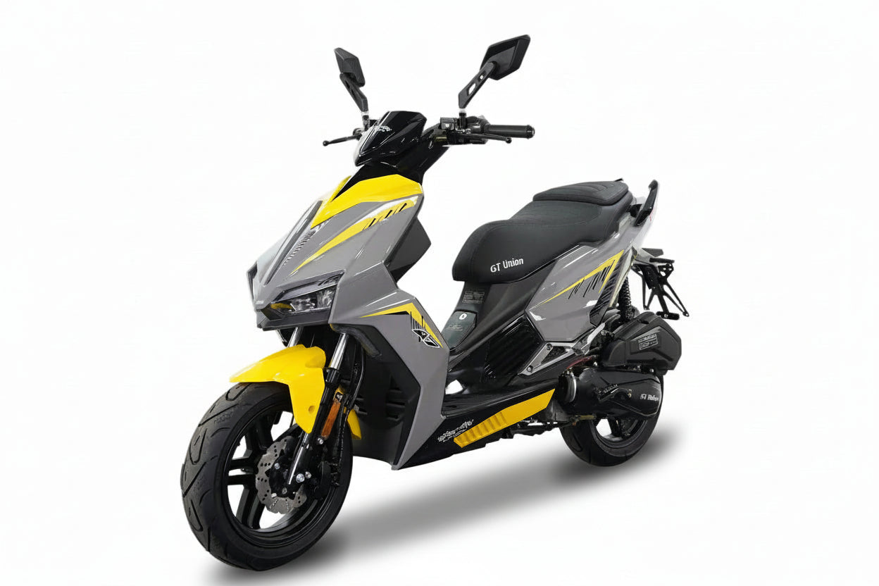 Unsere Neuheit nur bei GT Union Matador A7 - 125 ccm Euro 5+ grau-gelb