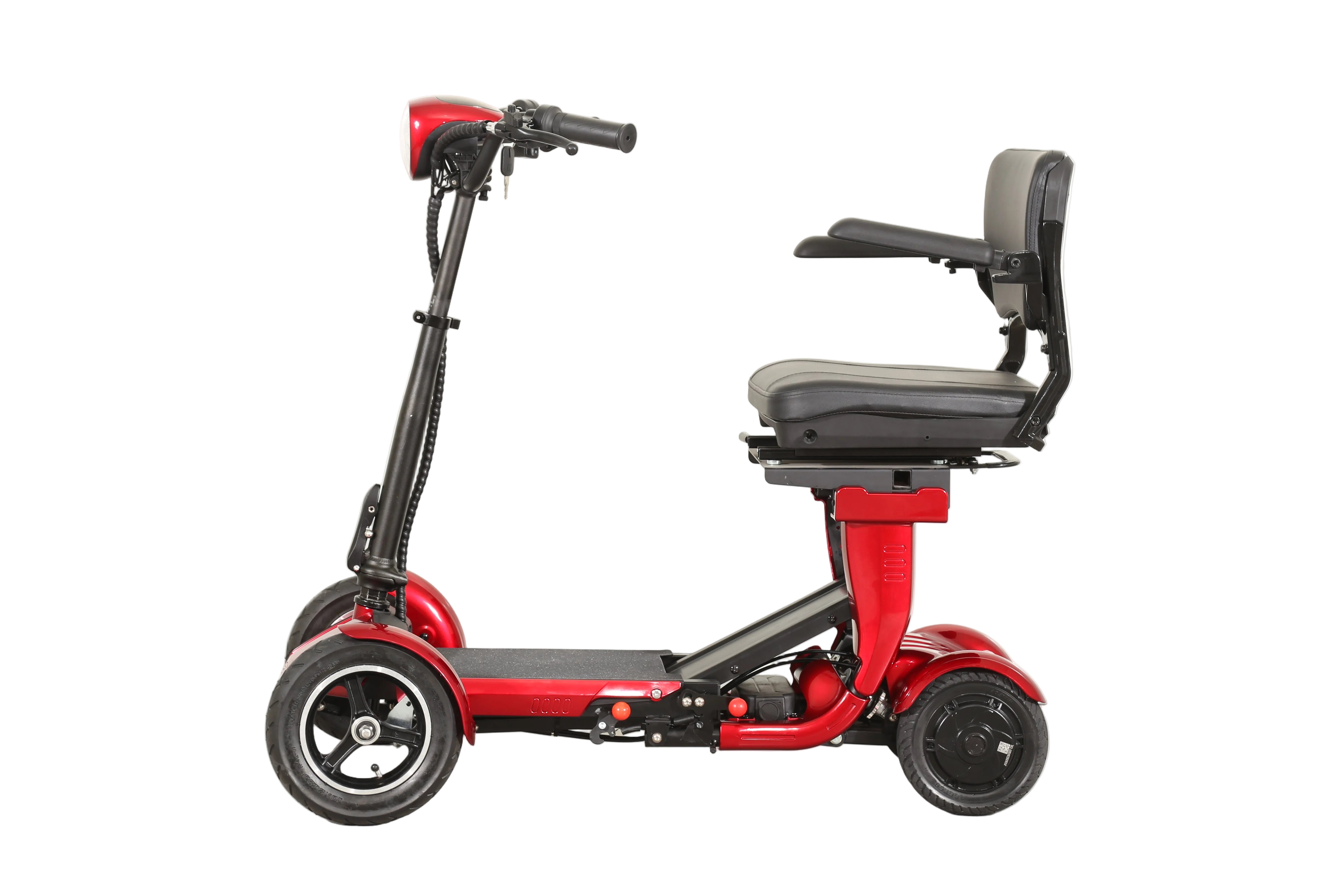 Seniorenmobil AM Klapp Quad 400 Li Ion Akku, 6 km/h mit 3 Gängen - klappbar - rot