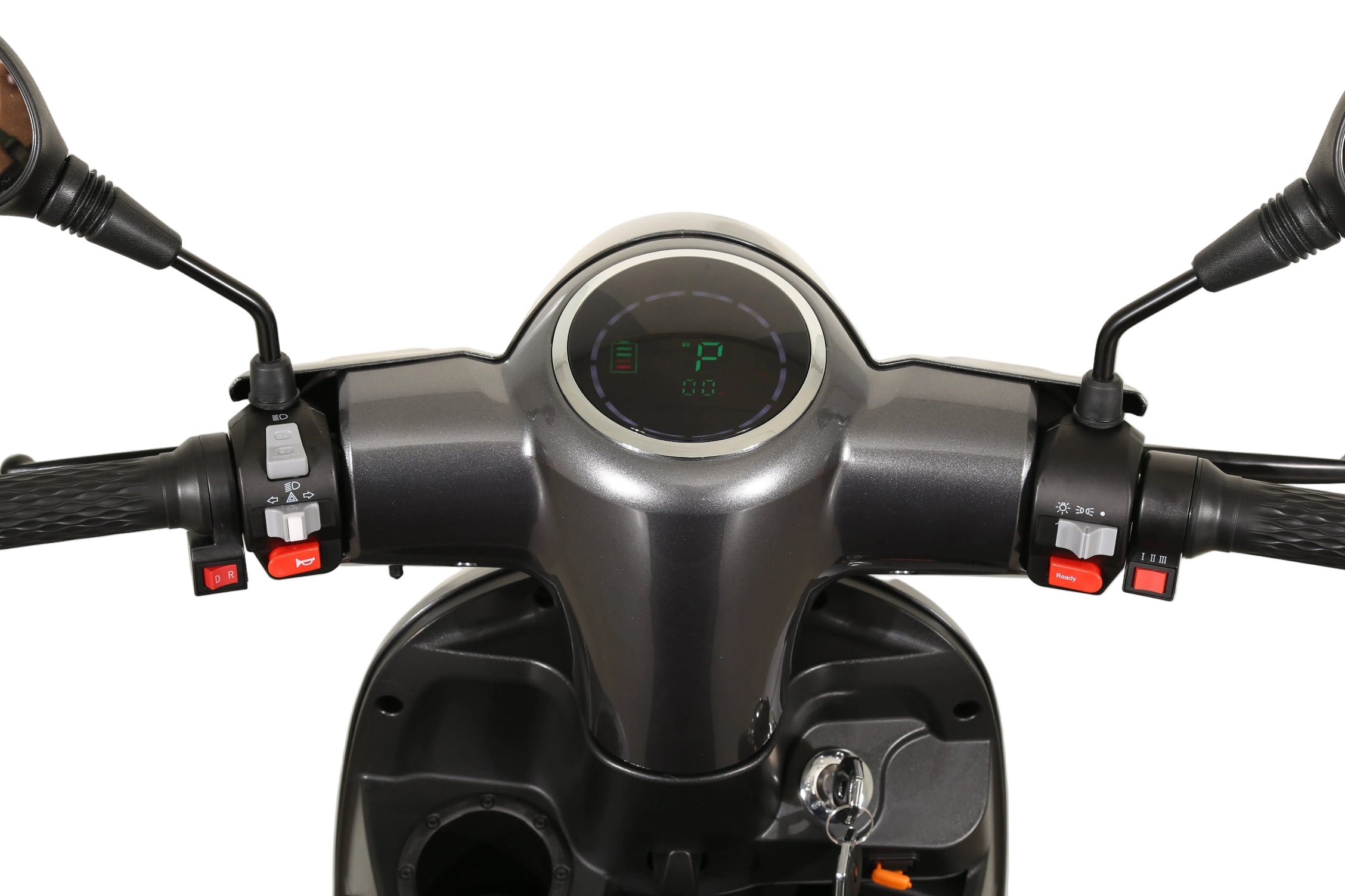 Seniorenmobil AM E-Rider 1000, 25 km/h - grau mit Top Case