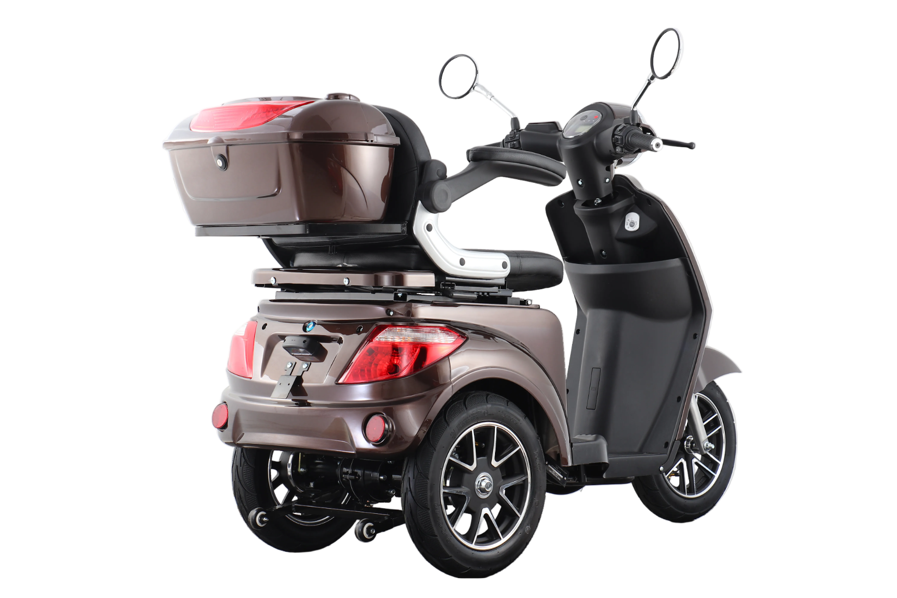 Seniorenmobil AM E-Trike Pro - braun mit Hardkoffer