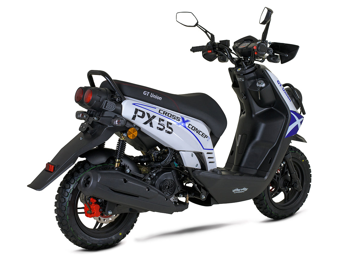 PX55 Cross Concept 125ccm Euro 5+ blau-weiss