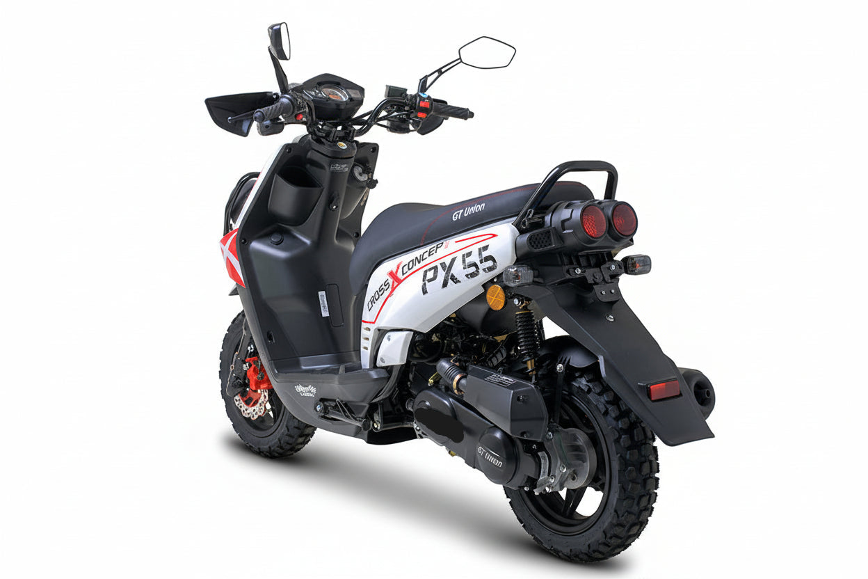PX55 Cross Concept - 50ccm Euro 5 rot -weiß ab Ende August 2026 wieder verfügbar