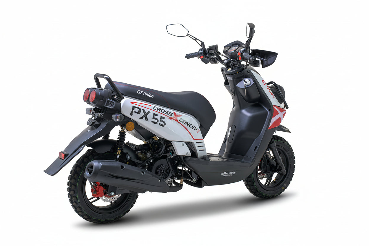 PX55 Cross Concept - 50ccm Euro 5 rot -weiß ab Ende August 2026 wieder verfügbar