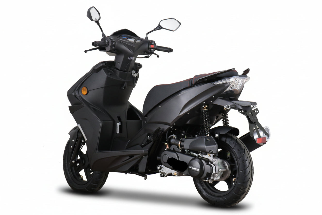 Striker-125 ccm Euro 5+ mattschwarz