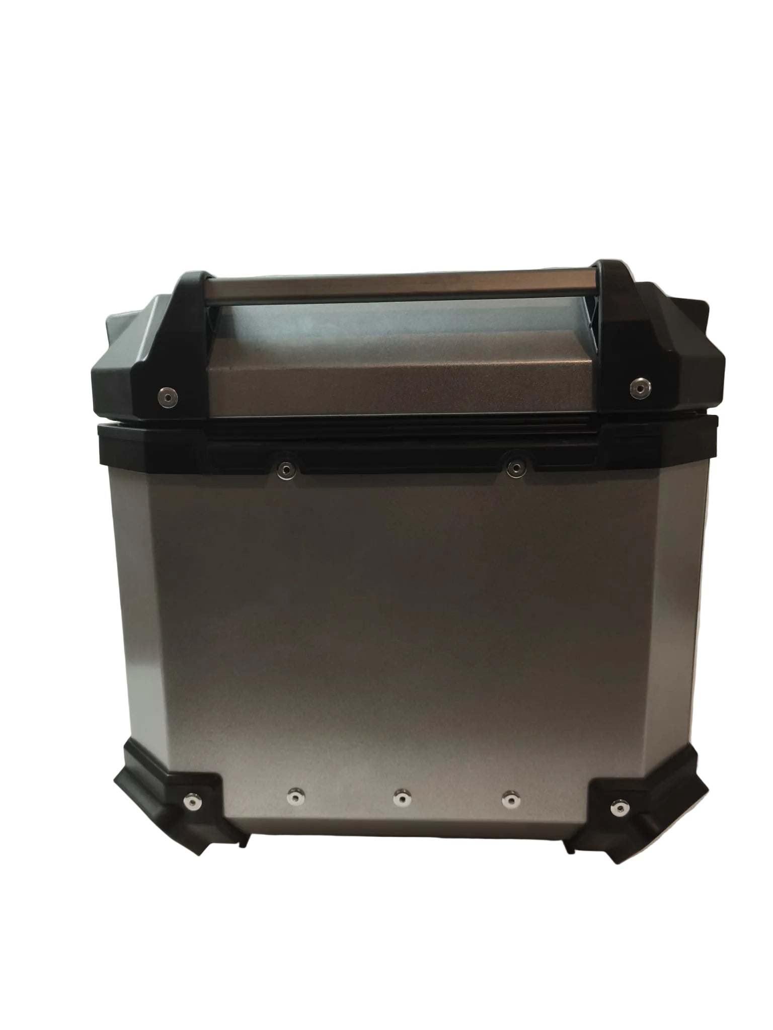 Top Case universal 36 Liter silber - Alu mit Rückenpolster