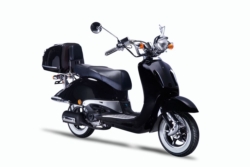 Strada - 125 ccm Euro 5+ schwarz - Sitzbank Farbe wählbar
