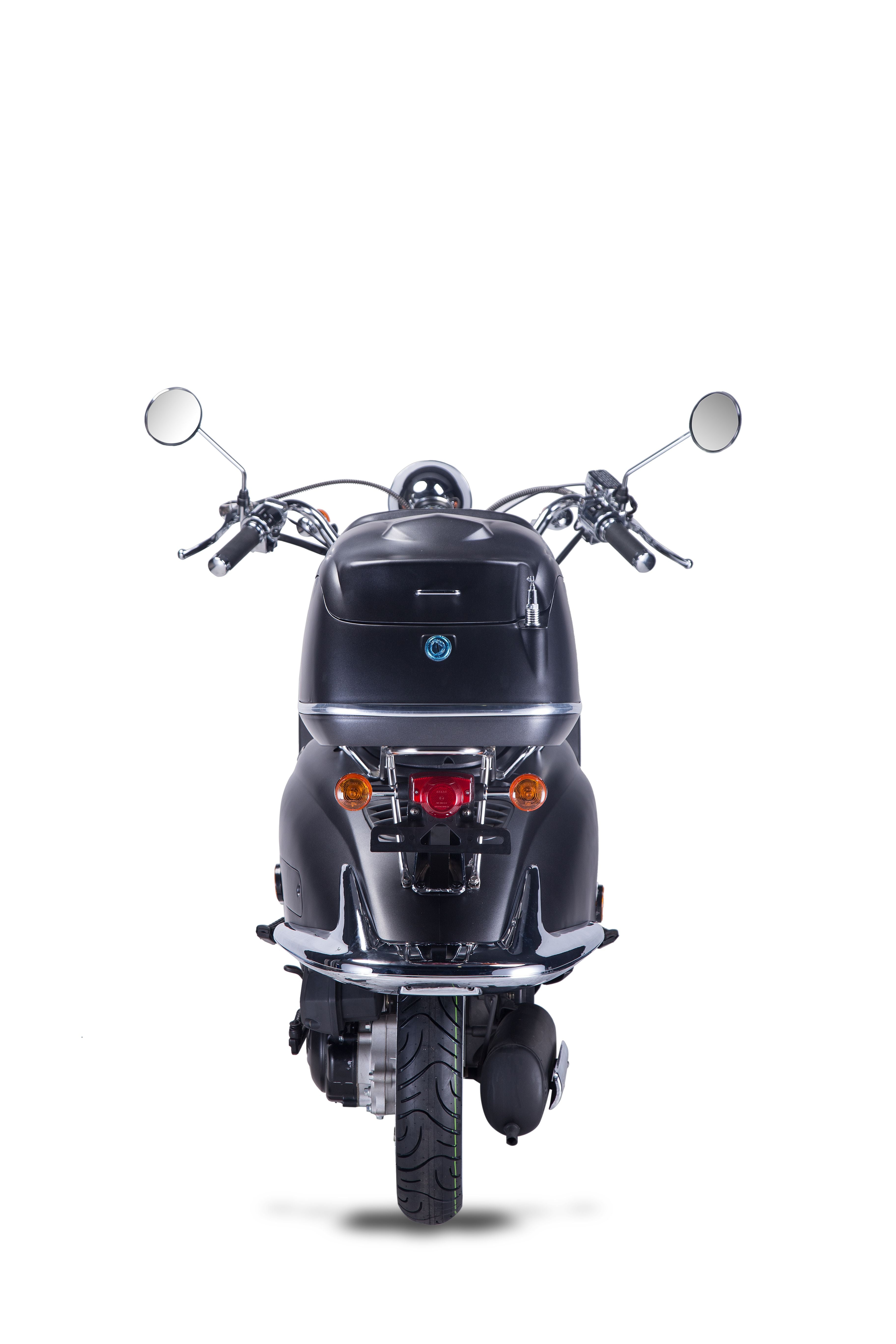 Strada - 50 ccm Euro 5 mattschwarz - Sitzbank schwarz