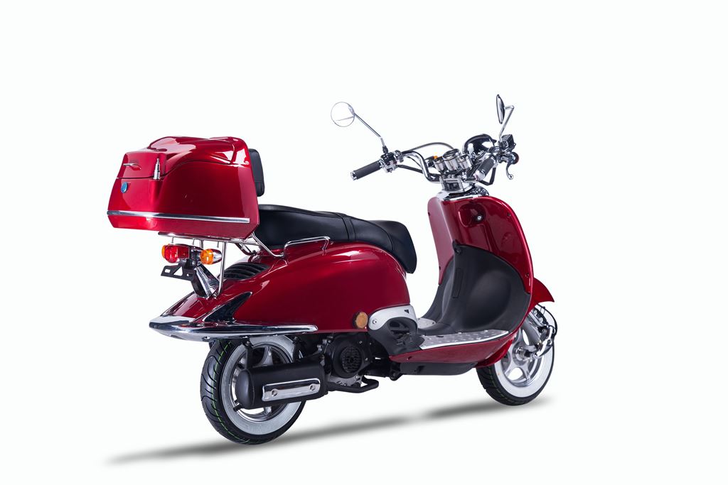 Strada - 50 ccm Euro 5 rot - Sitzbank schwarz