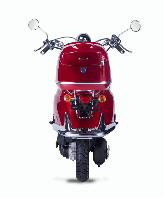 Strada - 50 ccm Euro 5 rot - Sitzbank schwarz