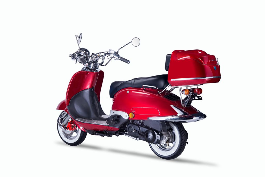 Strada - 50 ccm Euro 5 rot - Sitzbank schwarz