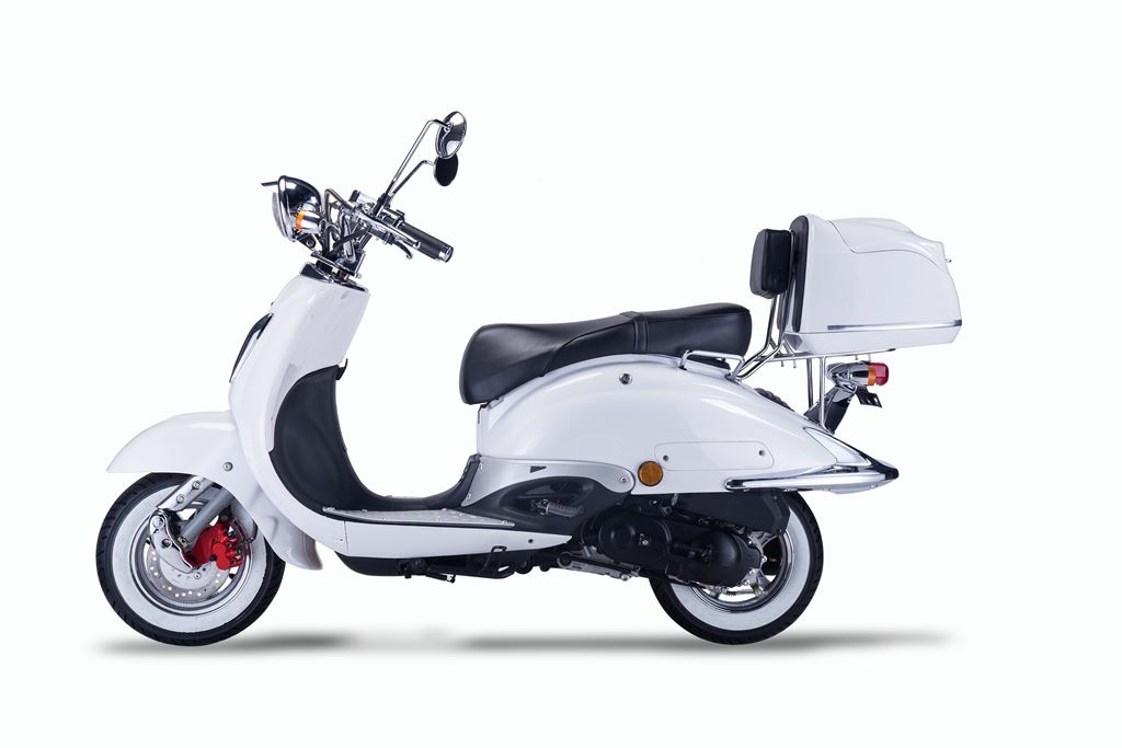 Strada - 50 ccm Euro 5 weiß - Sitzbank schwarz