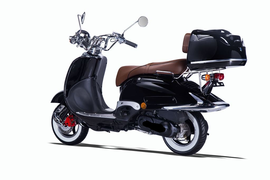 Strada - 125 ccm Euro 5+ schwarz - Sitzbank Farbe wählbar