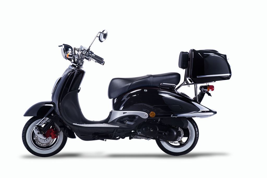 Strada - 125 ccm Euro 5+ schwarz - Sitzbank schwarz