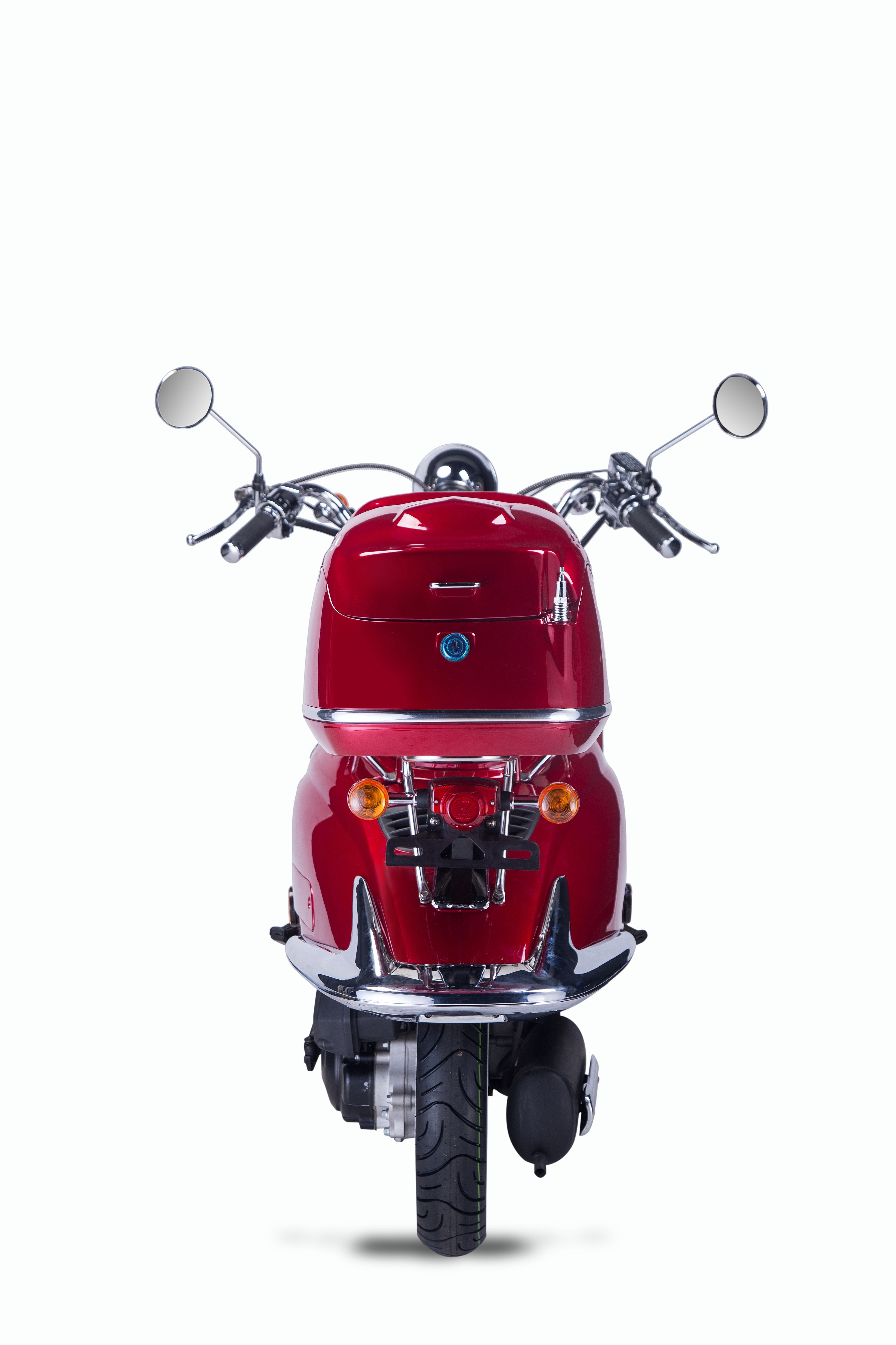 Strada - 125 ccm Euro 5+ rot - Sitzbank weiß