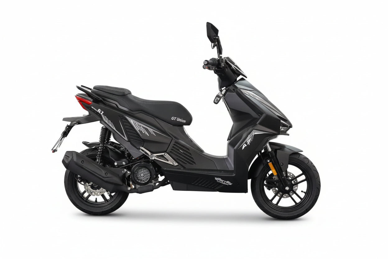Unsere Neuheit nur bei GT Union Matador A7 -  125 ccm Euro 5+ mattschwarz