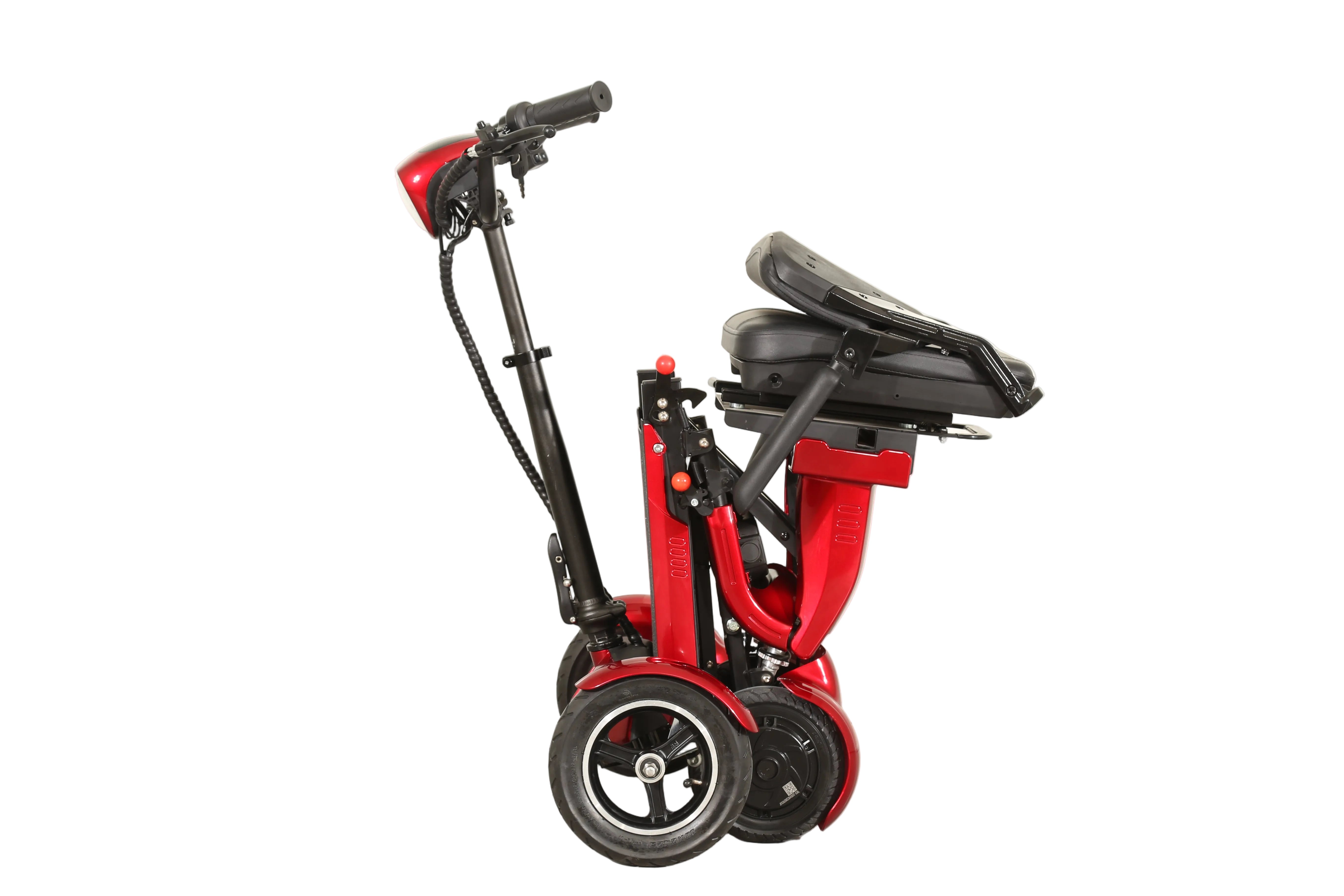 Seniorenmobil AM Klapp Quad 400 Li Ion Akku, 6 km/h mit 3 Gängen - klappbar - rot