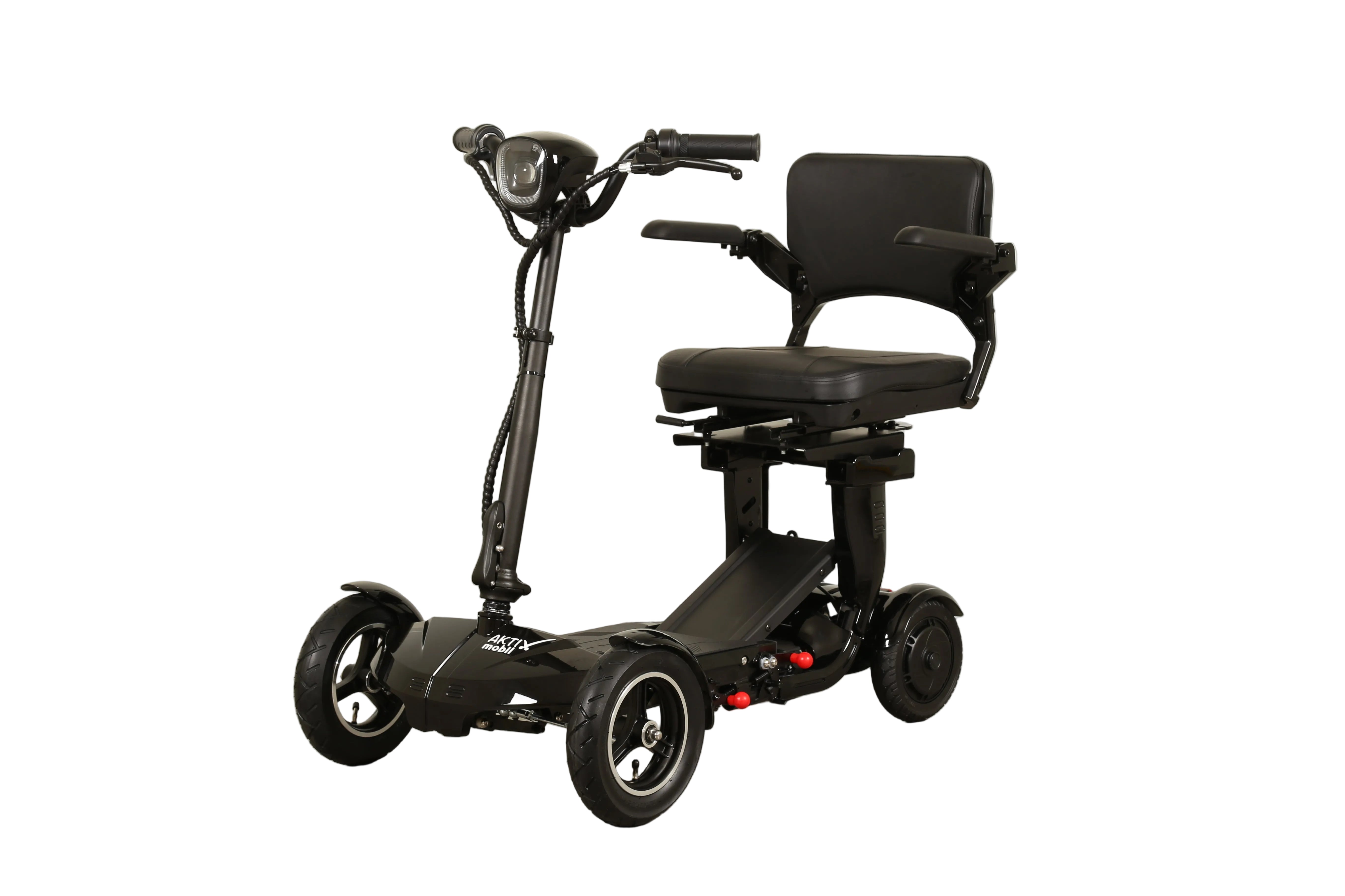 Seniorenmobil AM Klapp Quad 400 Li Ion Akku, 6 km/h mit 3 Gängen - klappbar - schwarz