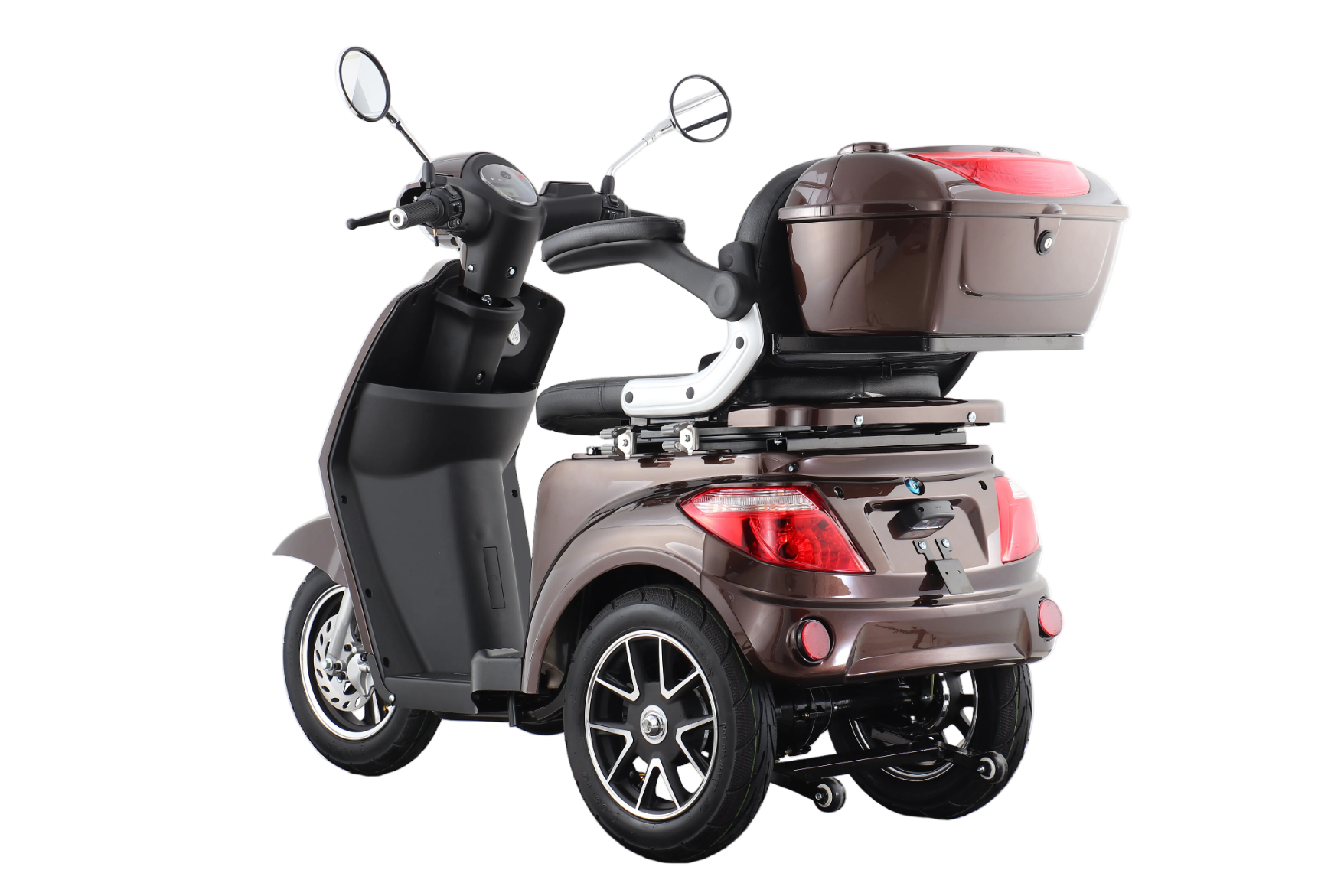 Seniorenmobil AM E-Trike Pro  -  braun mit Hardkoffer