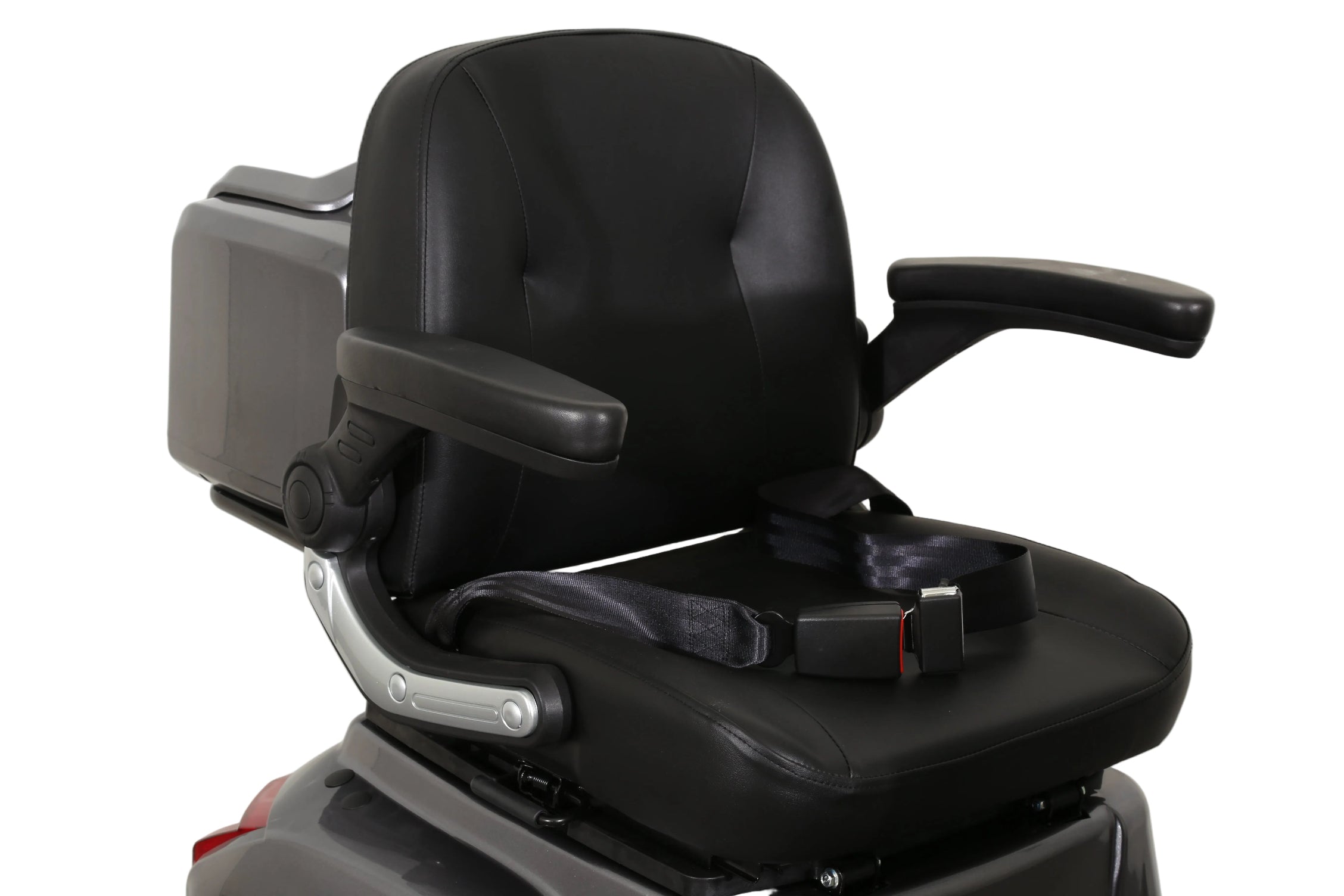 Seniorenmobil AM E-Rider 1000, 25 km/h -  grau mit Top Case