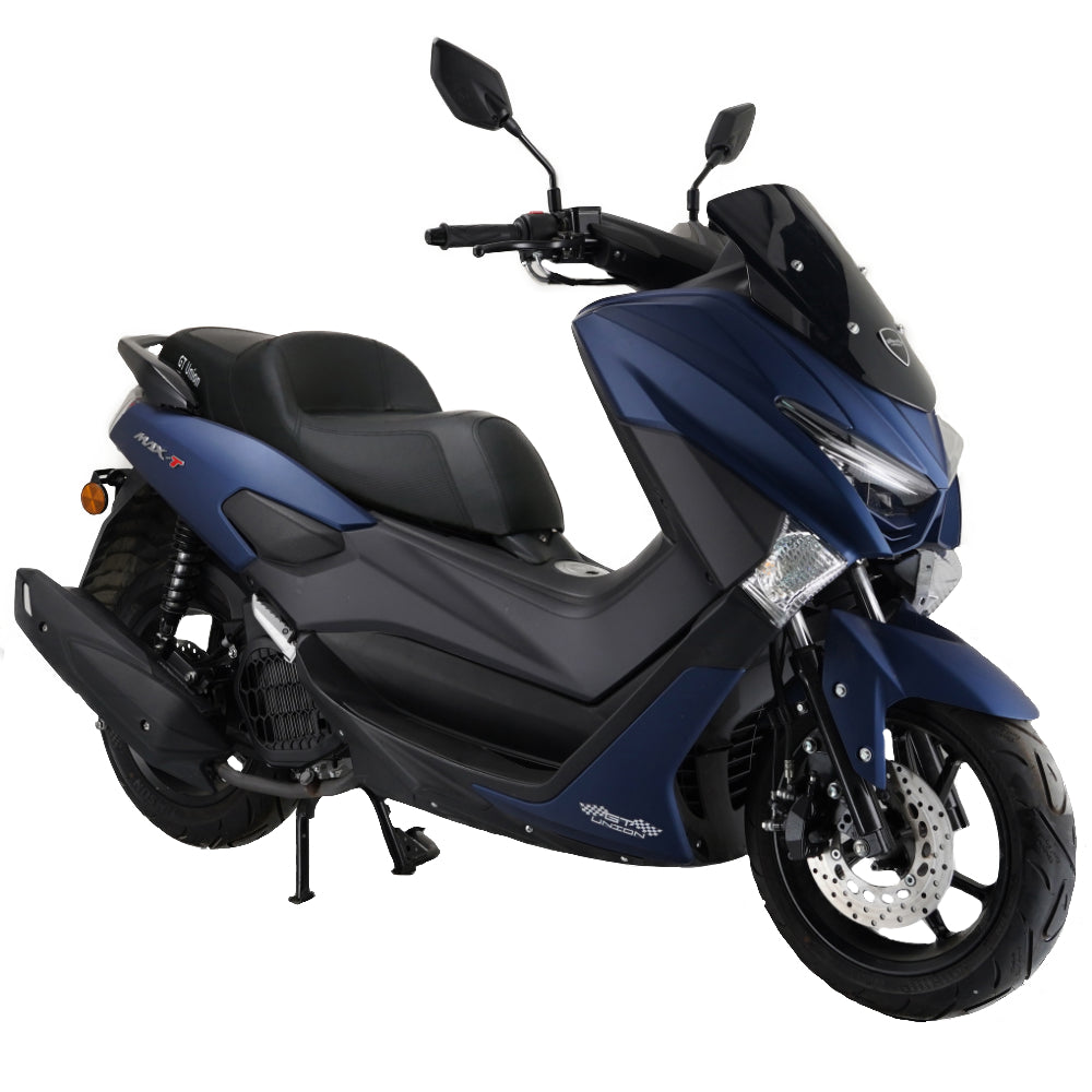 Max T - 125 ccm Euro 5+ Sport Cruiser mit ABS blau matt