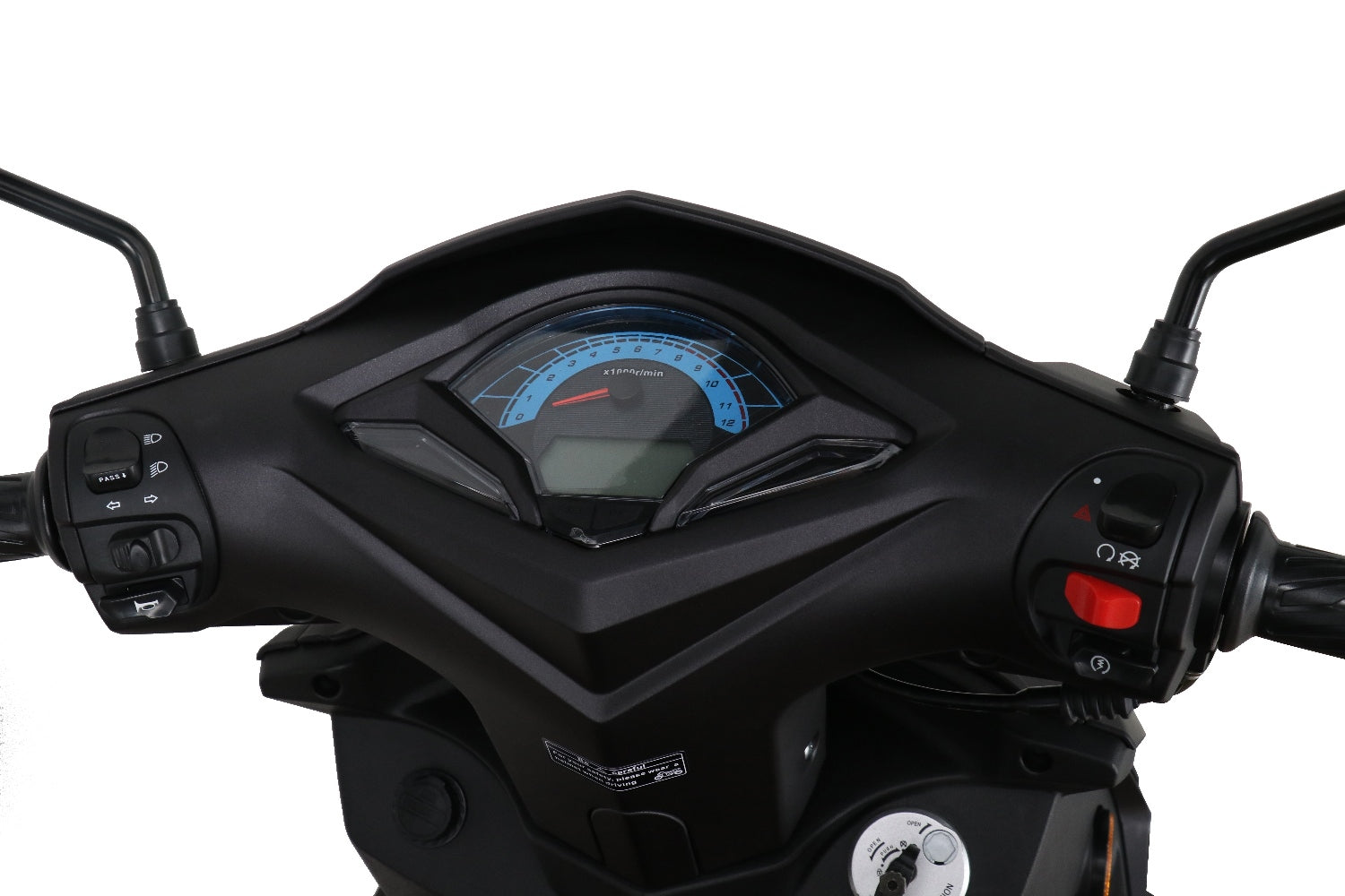 Striker-125 ccm Euro 5+ mattschwarz