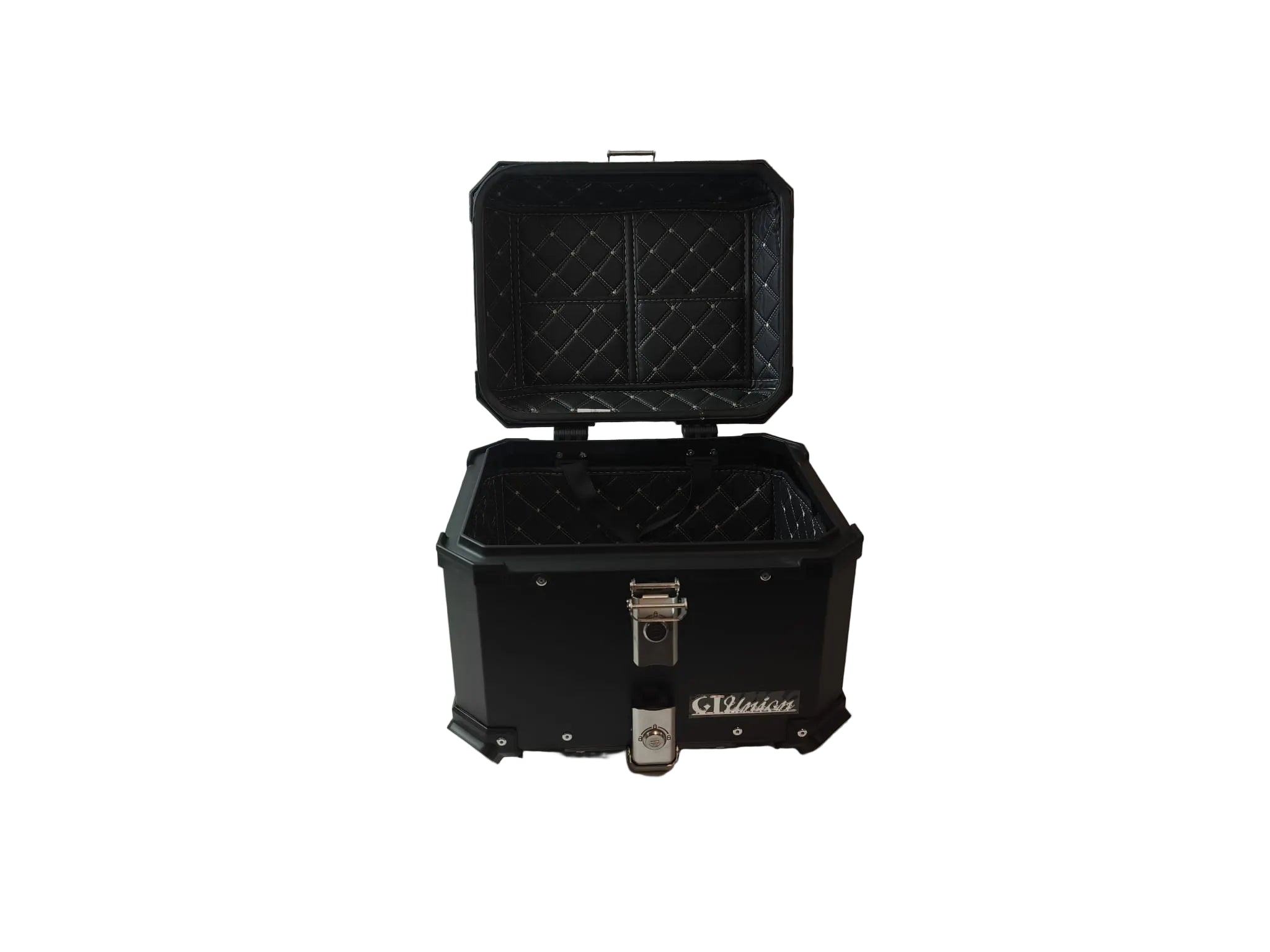 Top Case universal 36 Liter schwarz - Alu mit Rückenpolster