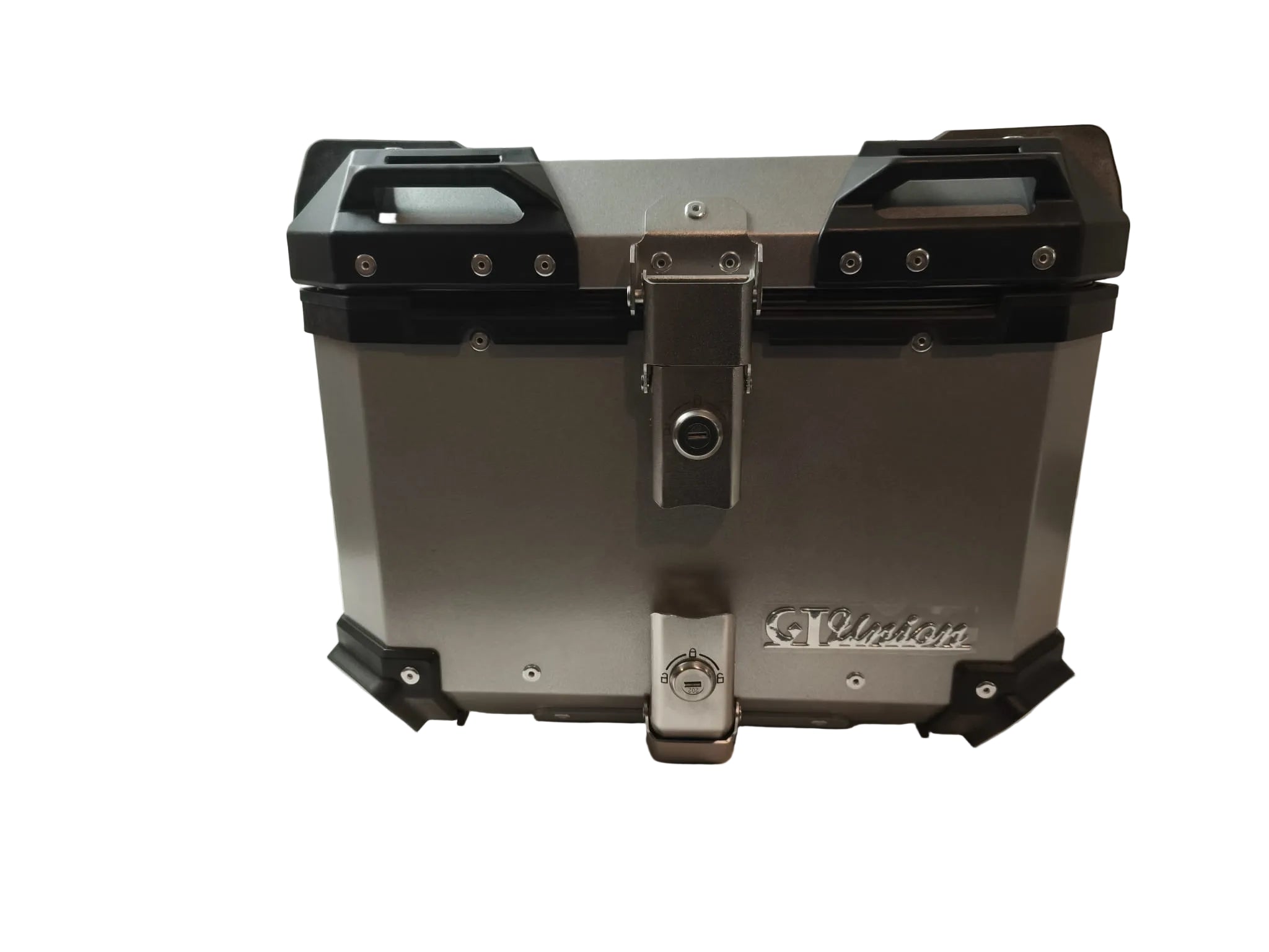 Top Case universal 36 Liter silber - Alu mit Rückenpolster