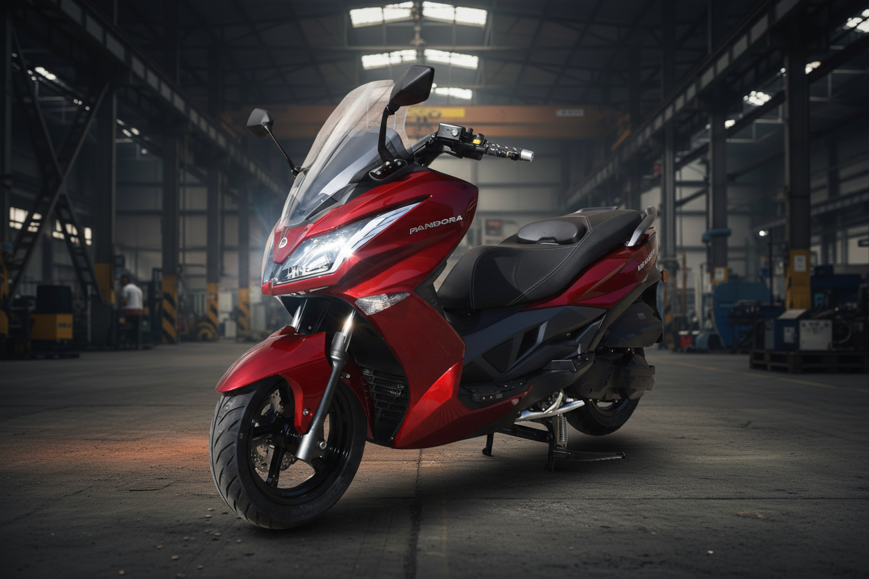 Bigfoot GT 300 dark-red – Frontansicht links