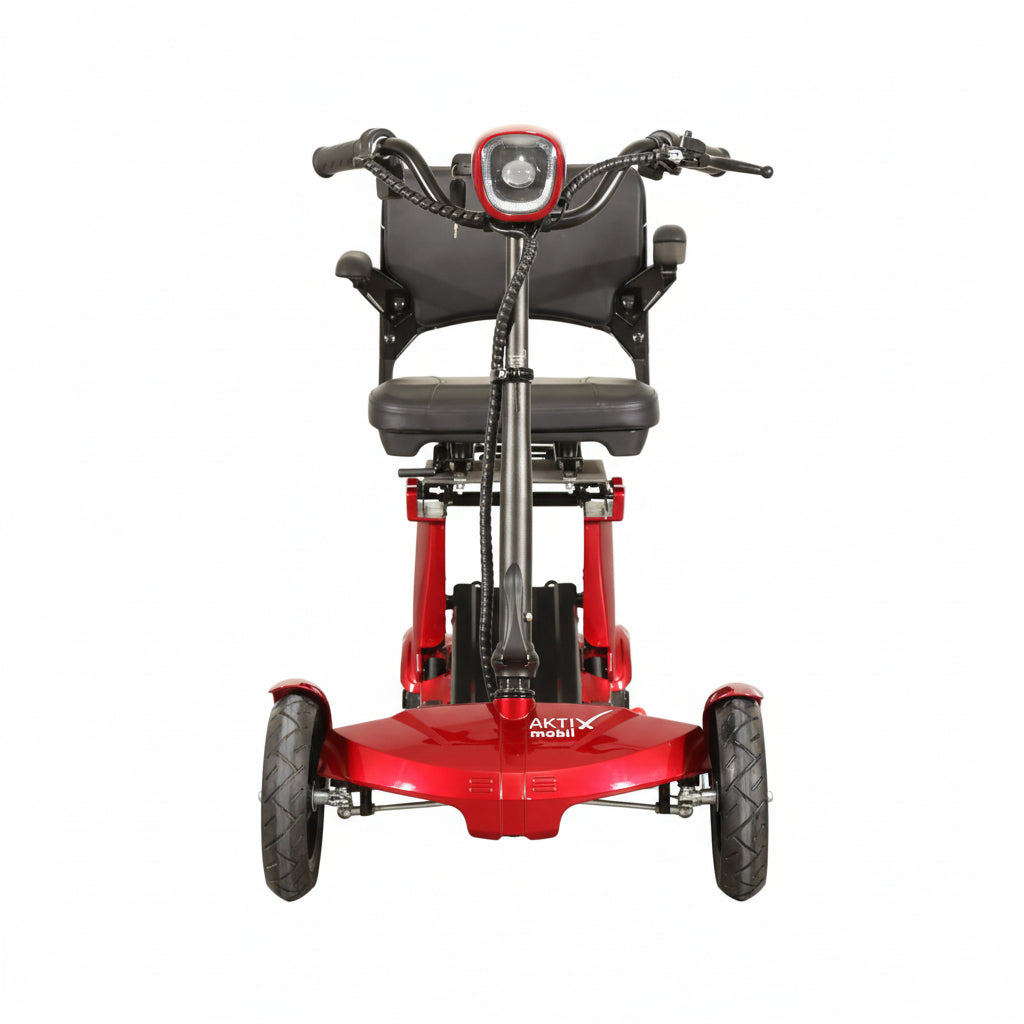 Seniorenmobil AM Klapp Quad 400 Li Ion Akku, 6 km/h mit 3 Gängen - klappbar - rot