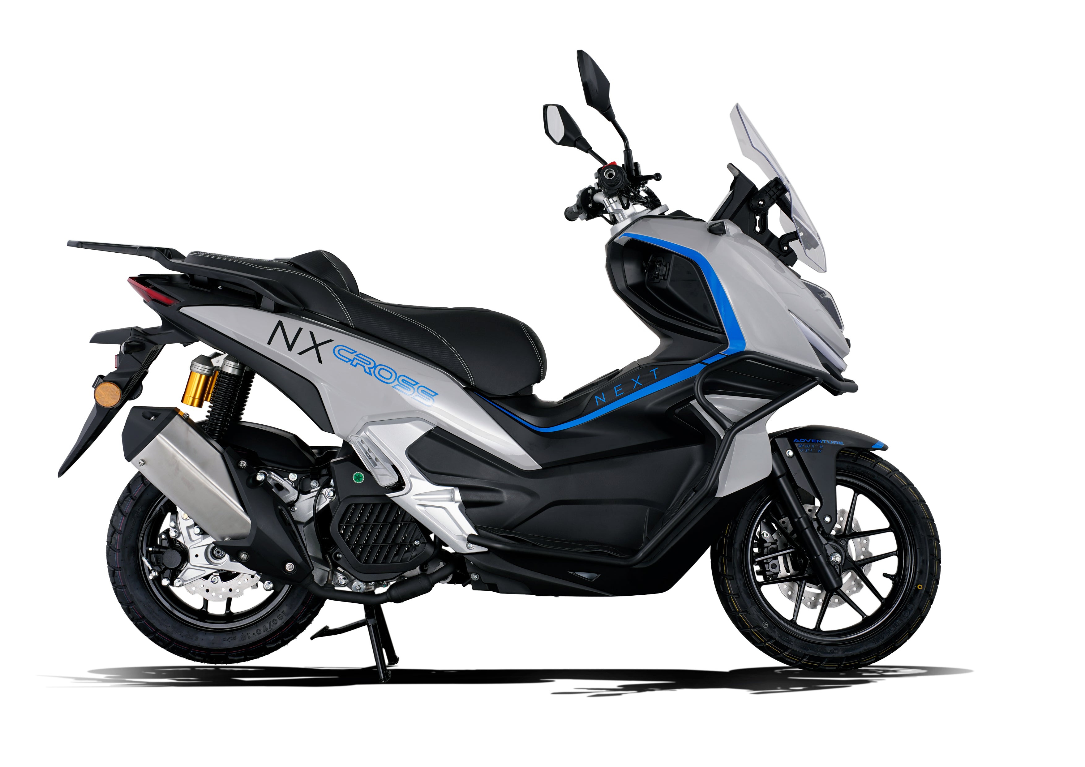 Next NX Cross 125i - 125 ccm EFI Euro 5 grau-blau