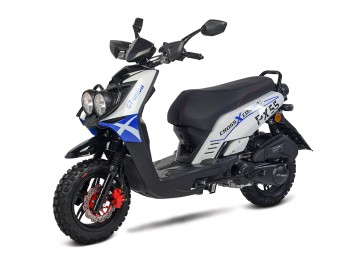 BW Cross 125ccm 85kmh MOTORROLLER BLAU