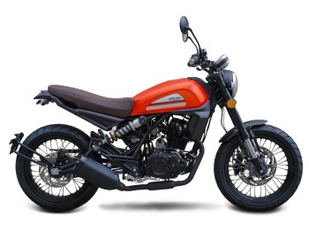 Cafe Racer 125 STS orange