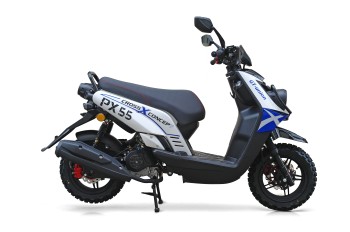 BW Cross 50 - 50ccm 45kmh MOTORROLLER BLAU 45kmh