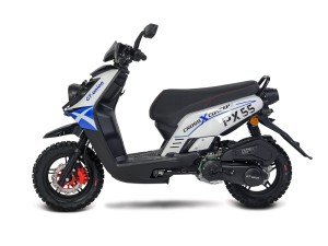 BW Cross 125ccm 85kmh MOTORROLLER BLAU