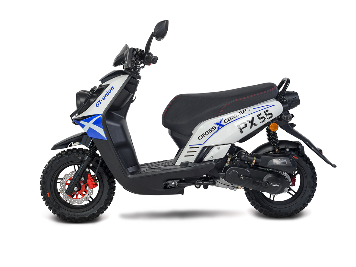 Cross - Cross-50-blau-1 45kmh 50 BLAU MOTORROLLER 45kmh-BW BW 50ccm