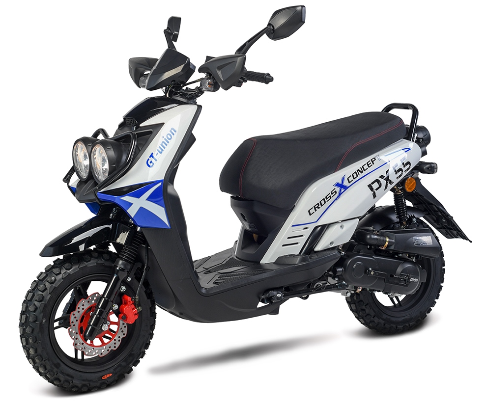 45kmh 45kmh-BW 50ccm MOTORROLLER Cross Cross-50-blau-1 50 BW - BLAU